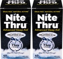Erweiterte Schlafhilfe Melatonin Nahrungsergänzung, 10mg Kapseln, 60 Zähler (Pack von 2)