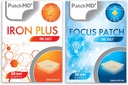 Iron Plus &amp; Focus Topical Patch Bundle - 30 giorni di alimentazione