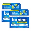 Bonine Non-Drowsy Motion Sickness Relief - 32 Kautabletten mit Meclizine HCL 25mg - Non Drowsy Medizin für Übelkeit oder Bewegungskrankheit - Kreuzfahrt Essentials - Raspberry Flavor