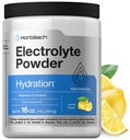 Horbäach Elektrolyte Pulver | 16 oz | 130 Servierungen | Hydration Supplement | Vegetarisch | Keto-Friendly | Non-GMO, Glutenfreie Formel | Zitronengeschmack