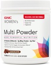 GNC Women's Multi Powder - Schokolade | Unterstützt allgemeine Wellness, Herzgesundheit, Energieproduktion | 30 Servierungen