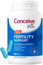 CONCEIVE PLUS Fertilitätsunterstützung für Männer | Fertilitätsergänzungsmittel für Männer mit Zink, Vitamin C, E, Selenium | Motility Activator Multivitamin für Sperm Health & Conception | 60 Caps für 30 Tage