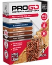 ProGo Protein Bars, Low Sugar, High Protein Snacks (bis 21g) - 95% Pure Isolate für schnelleres Muskelwachstum & Recovery, Niedrige Kalorien, Süße w/Peanut Butter & Raw Honey (4-Count, Starter Pack)