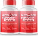 Glycogen Support Kapseln, Erweiterte Formel Support-Ergänzung, Alle natürlichen Formel Pillen zu erhalten gesunde Niveaus, Gesamt-Wellness - maximale Stärke, Glycogen Support Pillen Bewertungen (2 Pack)