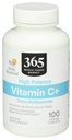 365 par Marché des aliments entiers, Vitamine C+ de haute puissance, 80mg Citrus Bioflavonoïdes, végétalien, 100 comprimés