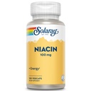 SOLARAY Niacin 100 mg, Vitamin B3 | Hautgesundheit, Nervous System & Zirkulation Unterstützung | 100ct