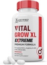 Justified Laboratories Vital Grow XL Extreme Pills 1600MG Premium Formel Proprietary Blend für Männer Gesundheit 60 Kapseln
