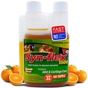 1500mg flüssiges Glucosamin & Chondroitin - High Concentration Fast-Absorbing Formel Orange Flavor hilft Joint & Cartilage Gesundheit - mit White Willow Bark, Manganese & Boswellin (32 Tage Versorgung)