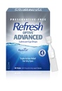 Refresh Optive Advanced Lubricant Eye Drops, Konservierungsfrei, 0,01 Fl Oz Single-Use Container, 30 Count