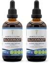 Secrets of the Tribe Bloodroot Alcohol-Free Tincture Extract, Responsible Farmed Bloodroot (Sanguinaria Canadensis) Getrocknete Wurzel (2x4 fl oz)
