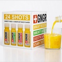 +GNGR 24 Schüsse Vielfalt Pack von organischen Immunität Boosting Ginger Shots - Kaltgepresste Ingwer Schüsse für alle natürlichen Verdauungs- und Immununterstützung - nichts Künstliches - USDA Organic 2 fl oz (Pack von 24)