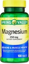Jogi Magnesium Tabletten Nahrungsergänzungsmittel, 250 mg, Vegetarische Formel100 Count