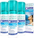 ANCIENT SECRETS Saline Nasal Spray - Atem wieder Hypertonisches Meerwasser Nasenspray, Allergy & Sinus Relief, Nasal Congestion Moisturizer, 3.38 Fl Oz (Pack mit 3)