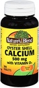 Nature's Blend Oyster Shell Calcium 500mg mit Vitamin D3, 100 Tabletten (Pack von 3)
