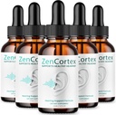 (5 Pack) Zencortex For Tinnitus Relief - Offizielle Formel - Zencortex Tropfen für Ohren, Zen Cortex 24 Tinnitus Drops Liquid Supplement Bewertungen, Zen Cortex Hörgerät Formel, Zencortex Oral (10oz)