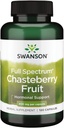 Swanson Chasteberry Fruit - Kräuterergänzung Förderung der Gesundheit von Frauen & Menopausal & Menstrual Support - Kann Unterstützung Balance & Haut Gesundheit - (120 Kapseln, 400mg Jeder)