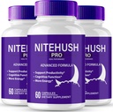 Nite Hush Pro Brain Ergänzungen für Memory- und Fokuskapseln, NiteHush Advanced Formula Brain Health Support - Maximum Strength Nootropics NiteHushPro Alle natürlichen Support Pillen Bewertungen (3 Pack)