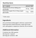 Z-Balance - Zink 50mg + Cooper 5mg - 180 Vegan Kapseln - 6 Monate Versorgung - Zinkpikolante und Cooper Gluconate Supplement für gesundes Haar, Haut und Nägel - von Apollos Hegemonie