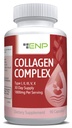ENP Collagen Complex, Typ I, II, III, V und X, abgeleitet von Non-Vegan Quellen, Joint Comfort, Flexibilität und Knochenstärke, 90ct, 30 Tage Versorgung