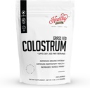 HEARTHY FOODS Pure Bovine Colostrum Powder 4oz 113g - Bis zu 30% IGG, 22 Portionen (5g per seving), Leaky Gut Repair Supplements, Gut Health and Immune Support | Grass-Fed Halal Non GMO, Gluten Free