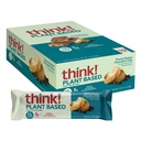 Denk nach! Vegan/Plant basierte High Protein Bars - Peanut Butter Chocolate Chip, 13g Protein, 5g Zucker, keine künstlichen Süßungsmittel, Non GMO Project Verified, 10 Count (Packaging May Vary)