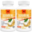 Kroppssund Natural Dopamine Supplemento - 90 compresse (2 bottiglia)