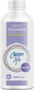 Carson Life Liquid Collagen mit Vitamin C - 16 Oz - für Anti-Aging, Haarhaut und Nägel - Immununterstützung - Rejuvenate Haut - Made in USA