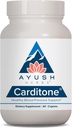 Ayush Herbs Carditone - Natural Heart Health Supplement für Damen und Herren, BP Formel, ganzheitliche Herzunterstützung mit Rauwolfia, Arjuna, Calcium und Magnesium - 60 vegetarische Caplets (1 Zähler)