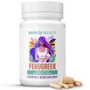 Mama's Select Organic Fenugreek Capsules – Natürliche Kräuter Lactation Ergänzung zu Boost Milk Supply, Vegan Digestive Health Aid, Allergen-Free & Non-GMO, USA-Made für stillende Mütter