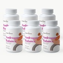 Equilibrio di Androgen - Supplemento di bilanciamento dell'ormone per le donne - Supporto per il corpo di Excess o capelli facciali, calpestio, fertilità (6 bottiglie)