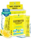 KEY NUTRIENTS Elektrolyte Pulver-Packets - Refreshing Lemonade 20 Pack Hydration Packets - Travel Hydration Powder - Kein Zucker, keine Kalorien, Glutenfrei - Made in USA
