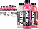 Protein2o 15g Whey Protein Isolate Infused Water Plus Elektrolyte, Sugar Free Sports Drink, Bereit zu trinken, Glutenfrei, Lactosefrei, Elektrolyt-Sorten-Pack, 16.9 fl oz Flaschen (12 Zähler)