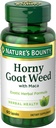 Nature's Bounty Horny Goat Weed mit Maca, Kräutergesundheitsergänzung, 60 Kapseln
