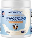 Vitamatic Bovine Colostrum 30% IgG Pulver - Ergänzung für Gut Gesundheit, Haarwachstum, Schönheit, Muskel-Recovery, & Immun-Unterstützung - einfach zu mischen - 60 Gramm (30 Servierungen, Unflavored)