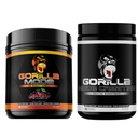 Gorilla Mind Pre Workout (Cherry) + Kreatin (100 Serv.) - Umfassendes Stack für verbesserte Stärke, Leistung und Muskelgröße