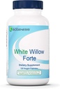 Nutra BioGenesis White Willow Forte - White Willow Bark Kapseln für Verdauungsunterstützung mit Boswellia, Turmeric, Ginger & Bromelain, Kräutermischung - 120 Vegan Kapseln