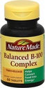 Natur Made Balanced Vitamin B-100 Complex Tablets 60 ea (Pack mit 5)