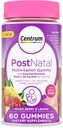 Centrum postnatale Multivitamin-Gummien mit Biotin und DHA, gemischte Beere und Zitronenschlamm - 60 Count, 30 Day Supply