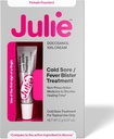Julie Cold Sore Behandlung | 10% Docosanol Antiviral Creme für schnelles Relief von Fever Blisters | Over-The-Counter Lip Behandlung | Heilungen & Schützt | 0,07 Unze Tube