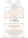 Earthley Wellness, Oyster-Min Kapseln, Natürliche Zink & Mineralergänzung, fördert Energie & Stimmung, Reich an Antioxidantien & Aminosäuren, 100% rein & Bioverfügbar (60 Kapseln)