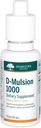 Genestra Marken D-Mulsion 1000 - Flüssiges Vitamin D Supplement - Natürliches Berry Flavor - 1 Fl Oz