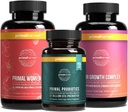 Primal Harvest Frauen Bundle – 30 Tage Versorgung: Frauen+ Multivitamin, Primal Hair Support und Primal Probiotic für Frauen Gesundheit und Vitalität