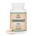 Lumbrokinase Enzymes Supplement - 120 Kapseln (Max Activity 10.000 FU/Gram) 150mg pro Portion (No Fillers, Non-GMO, Gluten Free) für Herz-Kreislauf- und Blutzirkulationsunterstützung von Double Wood