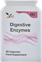 Ved Verdauungsenzyme, Umfassender Lebensmittelintoleranz-Komplex, Ziele Mehrere Intoleranzen einschließlich Gluten, Lactose & Casein, 90 Vegan Kapseln(45 Tage Versorgung)