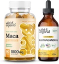 Wild & Organic Maca Root Gummis & Ashwagandha Tinkture 4 fl oz