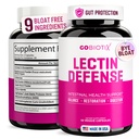 GOBIOTIX Lectin Defense - Lectin Blocker Supplement für Leaky Gut mit MSM und Verdauungsenzymen - Aids intestinal Health for Women and Men - Non-GMO + Gluten Free - 60 Kapseln (1)