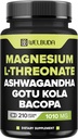 Magnesium L-Threonate Kapseln 1010mg - 210 Kapseln - Blended with Ashwagandha Root, Gotu Kola Leaf & More