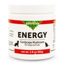 Animal Essentials Energy Cordyceps Mushroom Supplement für Hunde & Katzen - Unterstützung Stamina & Endurance, Gesunde Respirator & Nierenfunktionen, Antioxidans, Pilzpulverextrakt - 2.8 Oz (Pack von 1)