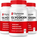 NutraRize (3 Pack) Glynovax Pillen, Glynovax Glycogen Unterstützung Formel, Alle natürlichen Ergänzungen zu erhalten gesunde stabile Levels, offizielle Glyno Vax Bewertungen (180 Kapseln)
