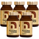 Fucoidan 3-Plus Brown Seaweed Immunitätsergänzung mit drei Arten von hoher Reinheit Fucoidan Organic Mekabu Fucus Mozuku Agaricus Made in Japan (Vegetable Capsule, 5 Flaschen)